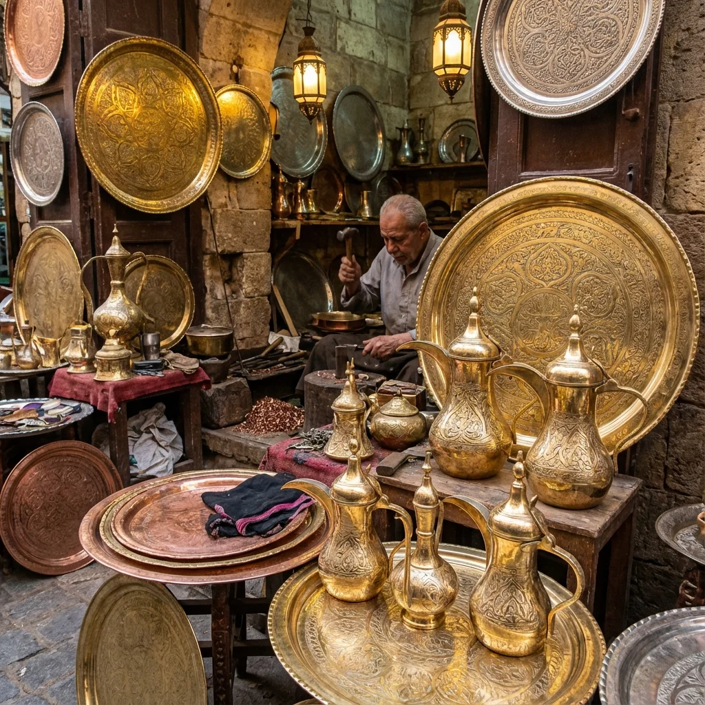 Ägyptische Kupfer- und Messingarbeiten