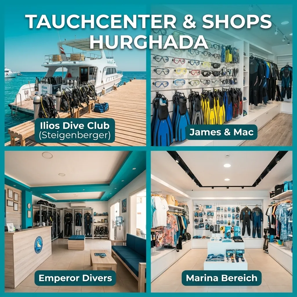 Tauchshops und Tauchcenter