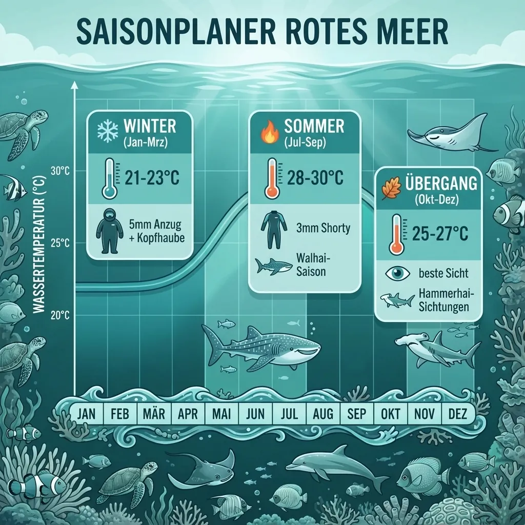 Rotes Meer Saisonübersicht
